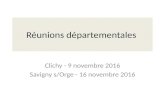 Reunions départementales 2016