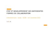 Etat et développement de la collaboration en entreprise
