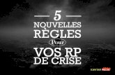 5 nouvelles règles pour vos RP de Crise