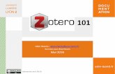 Zotero 101 : découverte d'un logiciel de gestion de références bibliographiques