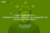 earlegal #3 - « Open innovation » : collaborez pour innover et conquérir de nouveaux marchés !