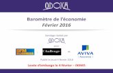 Baromètre mensuel de l’économie Aviva/Odoxa/BFM/Challenges - fevrier 2016