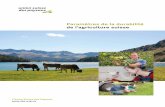 Paramètres de la durabilité de l’agriculture suisse