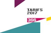 Tarifs 366 2017