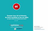 OpinionWay  Sondage Jour du Vote  T1 Primaire du PS et de ses alliés  Janvier 2017VF