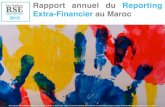 Rapport annuel du Reporting Extra-Financier au Maroc - 2015