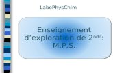 Présentation EDE MPS labophyschim