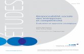 « Responsabilité sociale des entreprises et compétitivité : évaluation et approche stratégique » France Stratégie - Janvier 2016