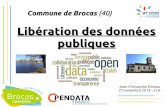 Présentation Brocas Open Data - Congrès Association des Maires de France