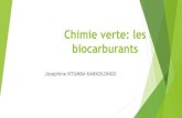 Chimie verte: les biodiesels