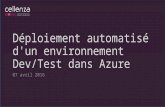 Déploiement automatisé d'un environnement Dev/Test dans Azure