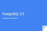Nouveautés de PostgreSQL 9.5