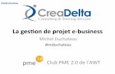 Atelier Club PME 2.0 - Gestion de projet e-business
