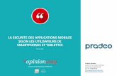 OpinionWay pour Pradeo - La sécurité des applications mobiles / 17 mars 2016