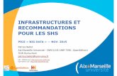 Infrastructures et recommandations pour les Humanités Numériques - Big Data et SHS