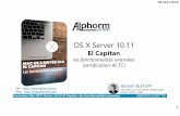 Alphorm.com Support de la formation Mac OS X Server 10.11 El Capitan les fonctionnalités avancées