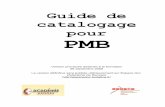 guide de catalogage pour PMB