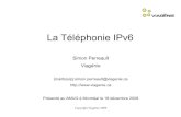 La Téléphonie IPv6 - Viagenie
