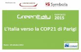 GreenItaly 2015 - L'Italia verso la COP 21 di Parigi