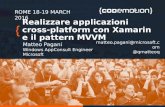 Realizzare applicazioni cross-platform con Xamarin e il pattern MVVM