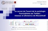 Le carnet de l'avent de la sociologie francophone sur Twitter : réseaux et altmetrics de #SocioNoël