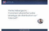 Xotelia - Comment diversifier votre stratégie de distribution sur Internet?