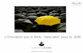 L’innovation par le Web, “data lake” pour le  B2B
