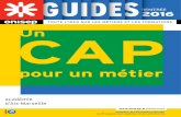 Guide Un CAP pour un métier rentrée 2016 - Onisep Aix Marseille