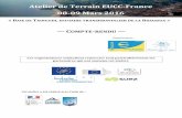 Atelier de Terrain EUCC-France 08-09 Mars 2016