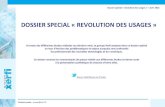 dossier special « revolution des usages - CMS Editialis