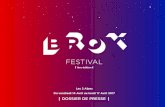 Dossier de Presse - Brox Festival