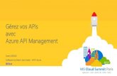 Gestion des APIs avec Azure API Management - Samir AREZKI