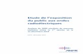Etude de l'exposition du public aux ondes radioélectriques : analyse ...