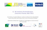 1) Ré-analyses pluviométriques Cévennes-Vivarais 2007-2012