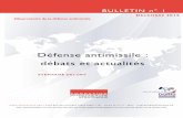 Défense antimissile : débats et actualités