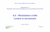 Vers une défense civile non-violente - 4-3 Résistance civile contre le terrorisme