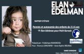 Rapport d'étude Ipsos Observer/Elan Edelman - Parents et autonomie des enfants