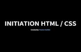 Initiation html css