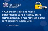 OWASP Québec - octobre 2016 - présentation sur les mots de passe