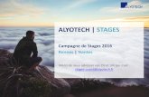 Catalogue 2015 des stages Alyotech à Rennes et Nantes