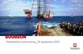 BOURBON Présentation actionnaires 25 septembre 2015
