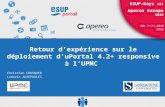 Retour d’expérience sur le déploiement d’uPortal 4.2 responsive à l’UPMC – Sorbonne Universités