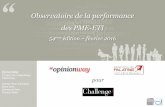 Banque Palatine - Opinionway : Observatoire de la performance des PME/ETI / Février 2016
