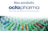 Octapharma : nos produits