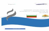 Guide des adresses utiles pour les affaires et l'expatriation en Bulgarie