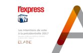 Intentions de vote présidentielles Vague 2 / Sondage ELABE pour BFMTV et LEXPRESS