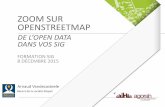 Zoom sur OpenStreetMap - De l'Open Data dans vos SIG
