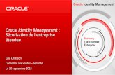 Oracle Identity Management : Sécurisation de l’entreprise étendue – Guy Chiasson