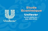 Etude économique Unilever