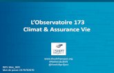 L'Observatoire 173 Climat & Assurance Vie